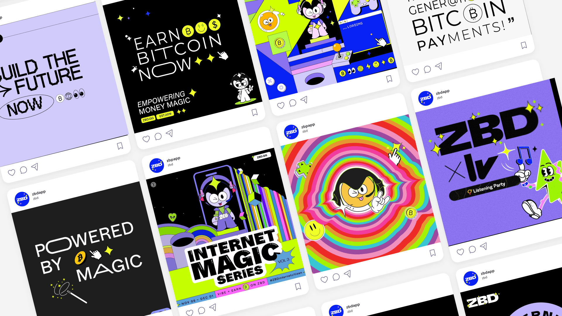 Campaign social grid layout