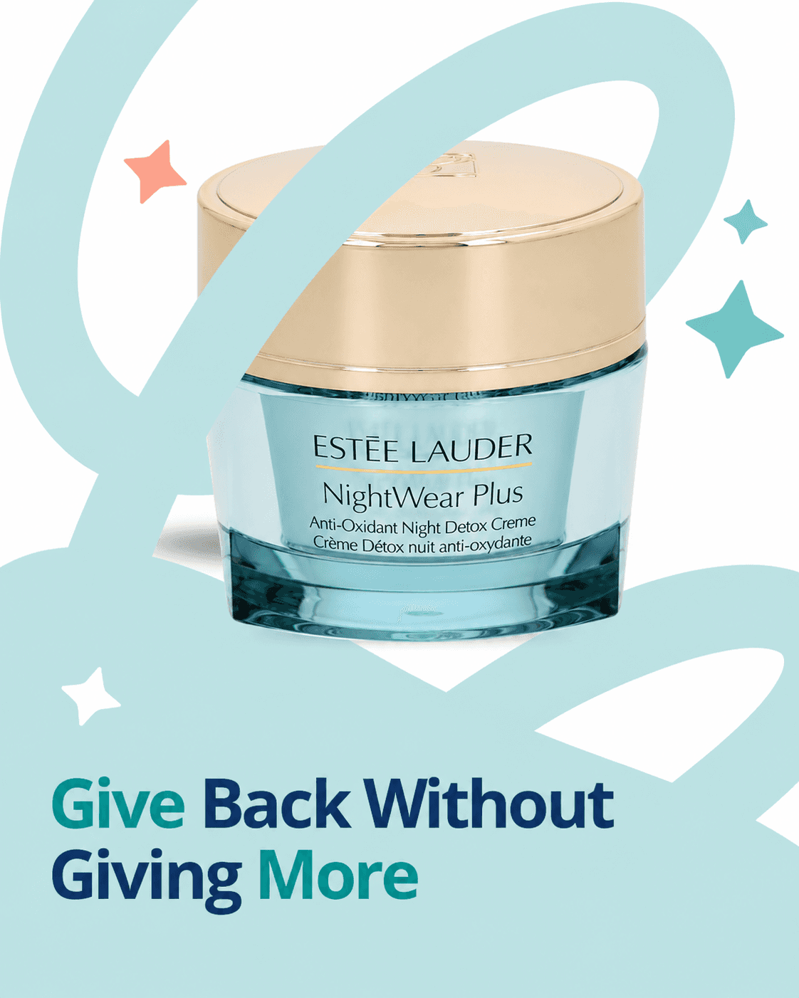 Estée Lauder give back campaign ad