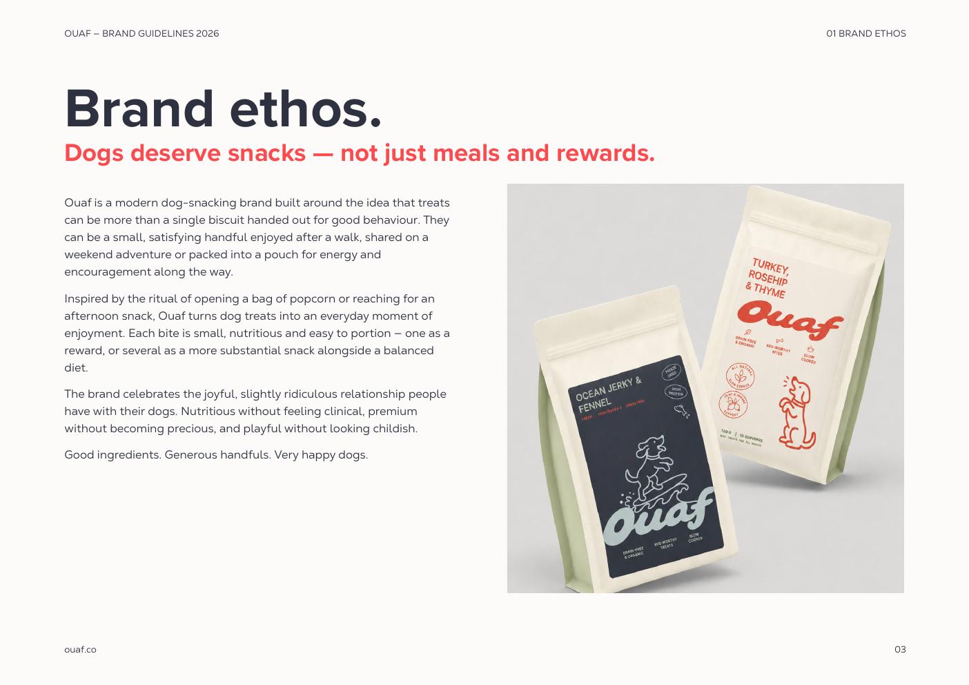 Ouaf brand guidelines — page 3