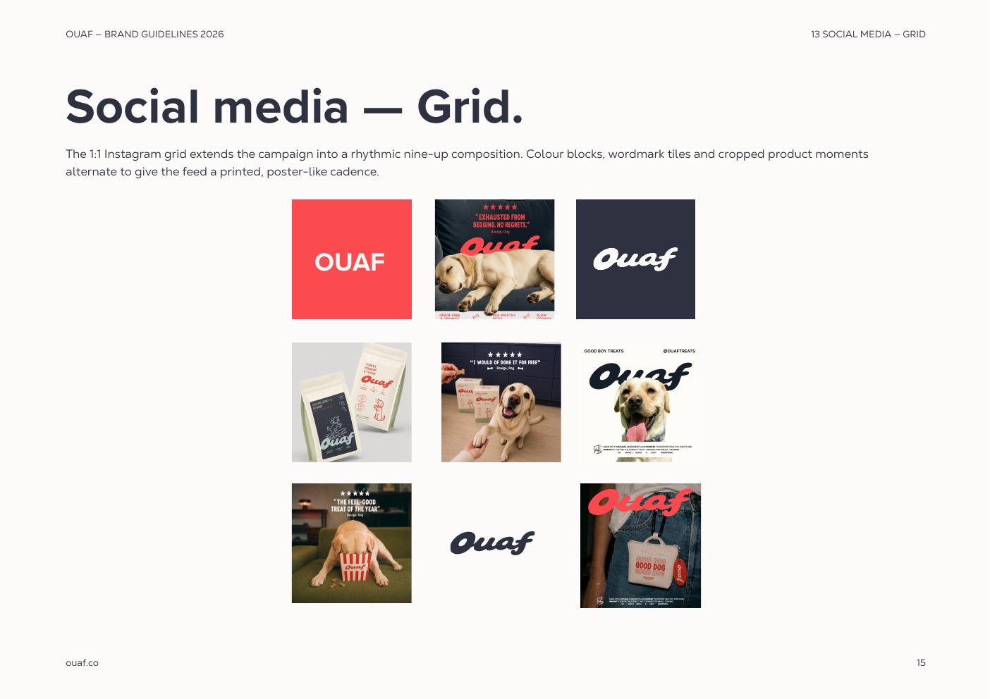 Ouaf brand guidelines — page 15