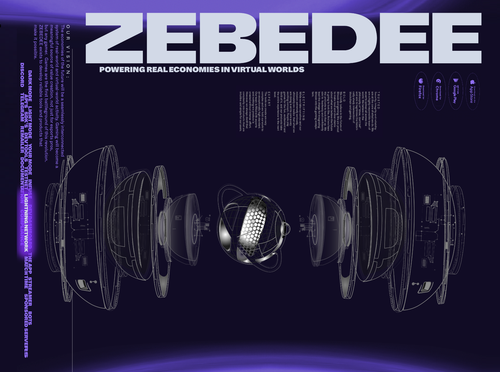 ZEBEDEE exploded poster — landscape